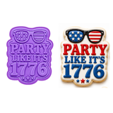 Party Like It’s 1776 Cookie Cutter & Stamp