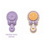 Orange Slice Rattle Cookie Cutter & Stamp – Little Cutie Baby Shower Fondant Embosser