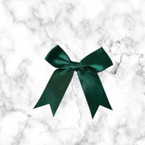 12 Ct Green  Bow Satin Ribbon
