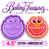 Street Monsters Cookie Cutter & Stamps 3.5 - 4.5