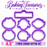 Street Monsters Cookie Cutter & Stamps 3.5 - 4.5