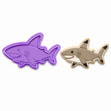 Blacktip Shark Cookie Cutter & Embosser Two-Piece Set