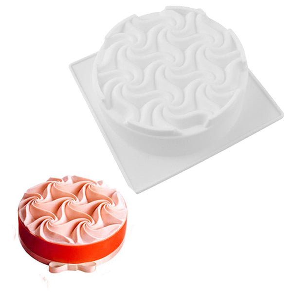 3D DIY Single Flower French Mousse Cake Silicone Mold