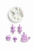 5- Piece Fairy &Castle Silicone Mold