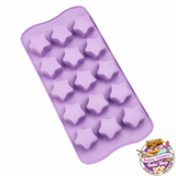 Star Silicone Mold – Mini Star Candy, Chocolate & Fondant Mold (15-Cavity)