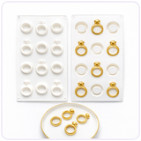 Diamond Ring Silicone Mold – Engagement Ring Candy, Soap & Cake Pop Mold