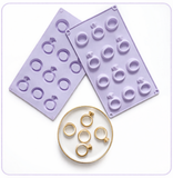 Diamond Ring Silicone Mold – Engagement Ring Candy, Soap & Cake Pop Mold