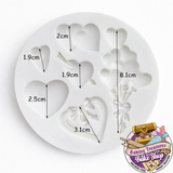 Love Heart Silicone Mold – Romantic Fondant & Chocolate Mold