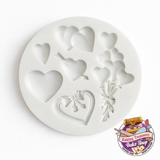 Love Heart Silicone Mold – Romantic Fondant & Chocolate Mold