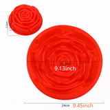 Elegant Rose Silicone Mold – Floral Cake & Dessert Mold  3D Rose Baking Mold