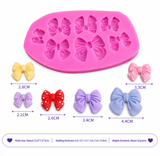 Multi-Size Bow Silicone Mold – 7 Cavity Ribbon Bow Mold for Fondant, Chocolate, Candy n Resin