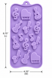 Sweet Symphony 14 Cavity Music Chocolate Mold