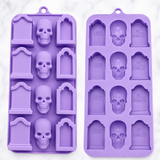 Tombstones & Skulls Silicone Mold