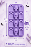 Tombstones & Skulls Silicone Mold