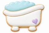 Mother’s Day Spa Bathtub Cookie Cutter and Stamp