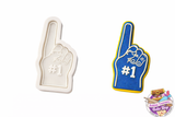 Los Angeles Baseball Dodger Foam Finger Silicone Mold