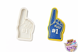 Los Angeles Baseball Dodger Foam Finger Silicone Mold