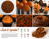 Jack-O'-Sprinkle™ Black & Orange Nonpareils