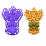 Harvest Wheat Bundle Cookie Cutter & Embosser Stamp Set