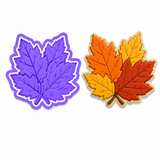 Harvest Autumn Leaves Cookie Cutter & Embosser Stamp Set