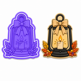 Harvest Lantern Cookie Cutter & Embosser Stamp Set