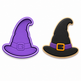 Halloween Witch Hat Cookie Cutter & Embosser Two-Piece Set