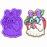 Kawaii Book Ghost Cookie Cutter & Embosser