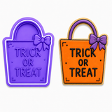 Trick or Treat Bucket Cookie Cutter & Embosser Two-Piece Set