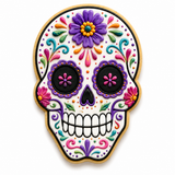 Classic Sugar Skull Cookie Cutter & Embosser Two-Piece Set