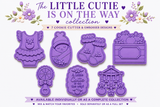 Cutie Rattle Cookie Cutter & Stamp – Little Cutie Baby Shower Fondant Embosser
