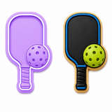 Pickleball Paddle & Ball Cookie Cutter & Embosser Set