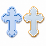 Religious Cross Cookie Cutter & Embosser