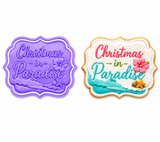 Christmas in Paradise Cookie Cutter & Embosser Set