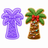 Christmas Palm Tree Cookie Cutter & Embosser Set