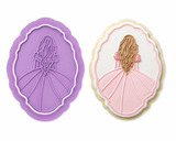 Quinceañera Princess Cookie Cutter & Stamp