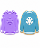 Snowflake Winter Sweater Cookie Cutter & Embosser Stamp Set