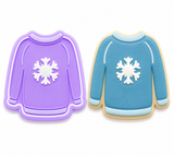 Snowflake Winter Sweater Cookie Cutter & Embosser Stamp Set