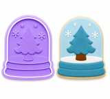 Winter Wonderland Snow Globe Cookie Cutter & Embosser Stamp Set