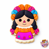 Maria Mexican  Cookie Cutter-Fiesta Girl Cookie Cutte