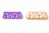 Mama Retro Cookie Cutter & Stamp