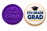 5th Grade Grad Cookie Cutter & Stamp