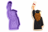 She Did It Graduation Cookie Cutter & Stamp