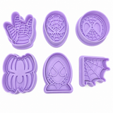 Spider Web Superhero Cookie Cutter & Embosser Set