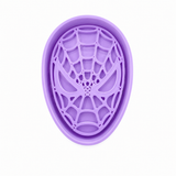 Spider Web Superhero Cookie Cutter & Embosser Set