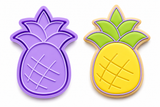 Classic Tropical Pineapple Cookie Cutter & Embosser
