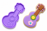 Groovy Melody Guitar Cookie Cutter & Embosser