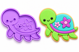Kawaii Tropical Sea Turtle Cookie Cutter & Embosser