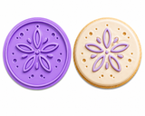 Coastal Sand Dollar Cookie Cutter & Embosser Stamp Set