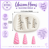 Unicorn Horn 3-Cavity Silicone Mold