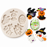 Haunted Halloween Crew Silicone Mold – 5 Cavity